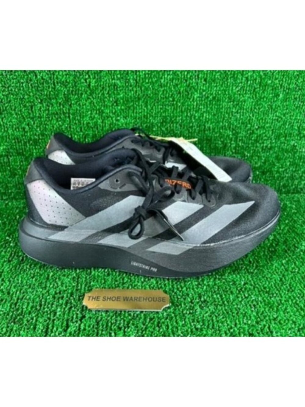 Men's Adidas Adizero Evo SL 'Black Grey' Running Shoes KI1899 Size 7.5
